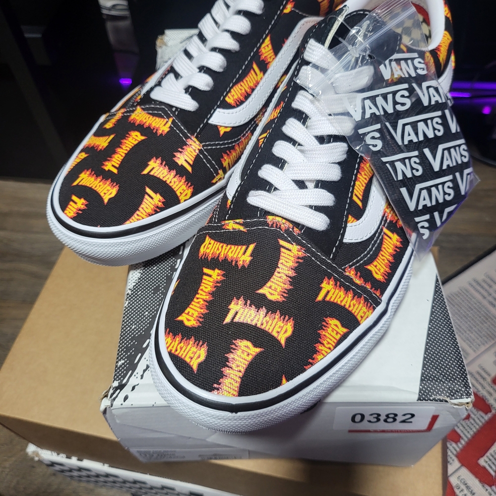 Vans Thrasher Flame Sneakers